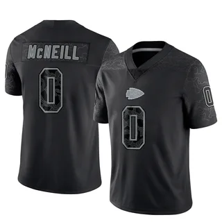 Amari McNeill Kansas City Chiefs Men's Limited Reflective Nike Jersey - Black