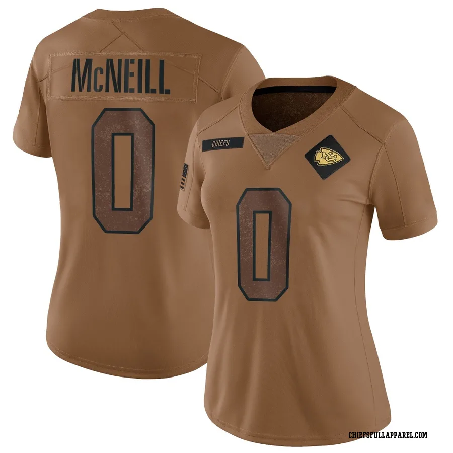 Amari McNeill Kansas City Chiefs Women's Limited 2023 Salute To Service Nike Jersey - Brown