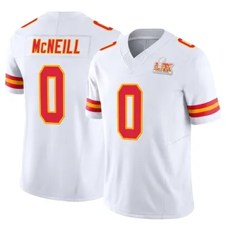 Amari McNeill Kansas City Chiefs Youth Limited Vapor F.U.S.E. Super Bowl LIX Nike Jersey - White