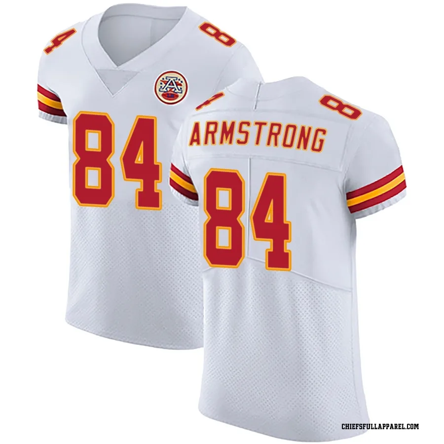 Andrew Armstrong Kansas City Chiefs Men's Elite Vapor Untouchable Nike Jersey - White