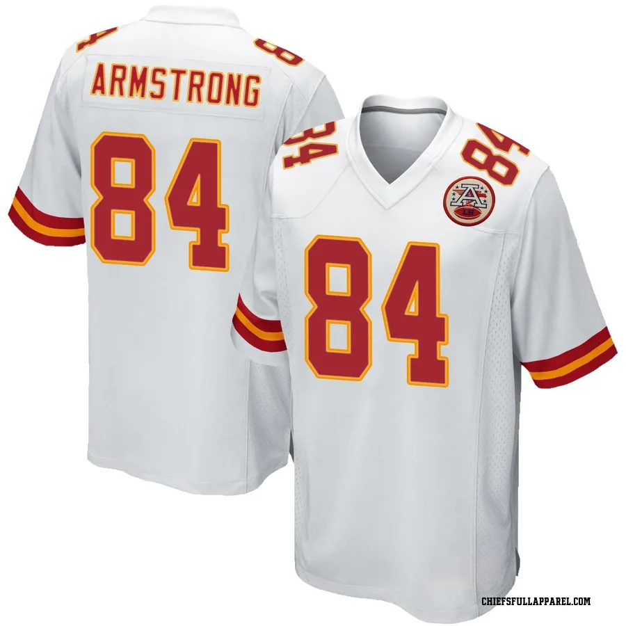 Andrew Armstrong Kansas City Chiefs Men's Game Nike Jersey - White