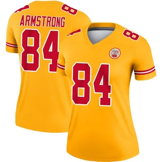 Andrew Armstrong Kansas City Chiefs Women's Legend Inverted Nike Jersey - Gold