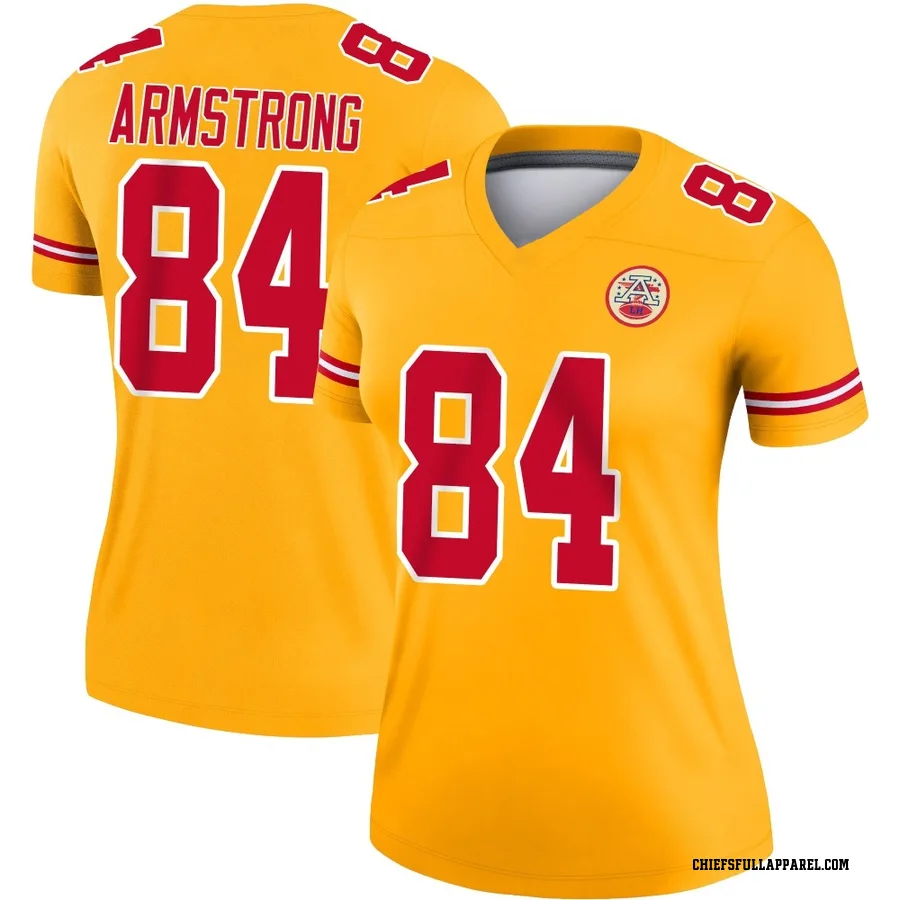 Andrew Armstrong Kansas City Chiefs Women's Legend Inverted Nike Jersey - Gold