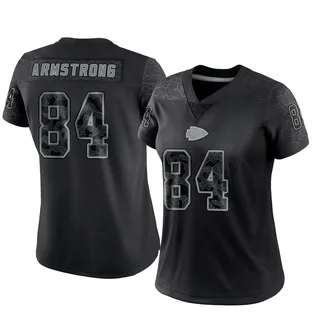 Andrew Armstrong Kansas City Chiefs Women's Limited Reflective Nike Jersey - Black