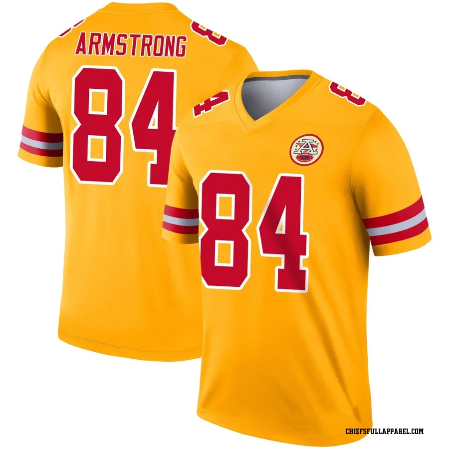 Andrew Armstrong Kansas City Chiefs Youth Legend Inverted Nike Jersey - Gold
