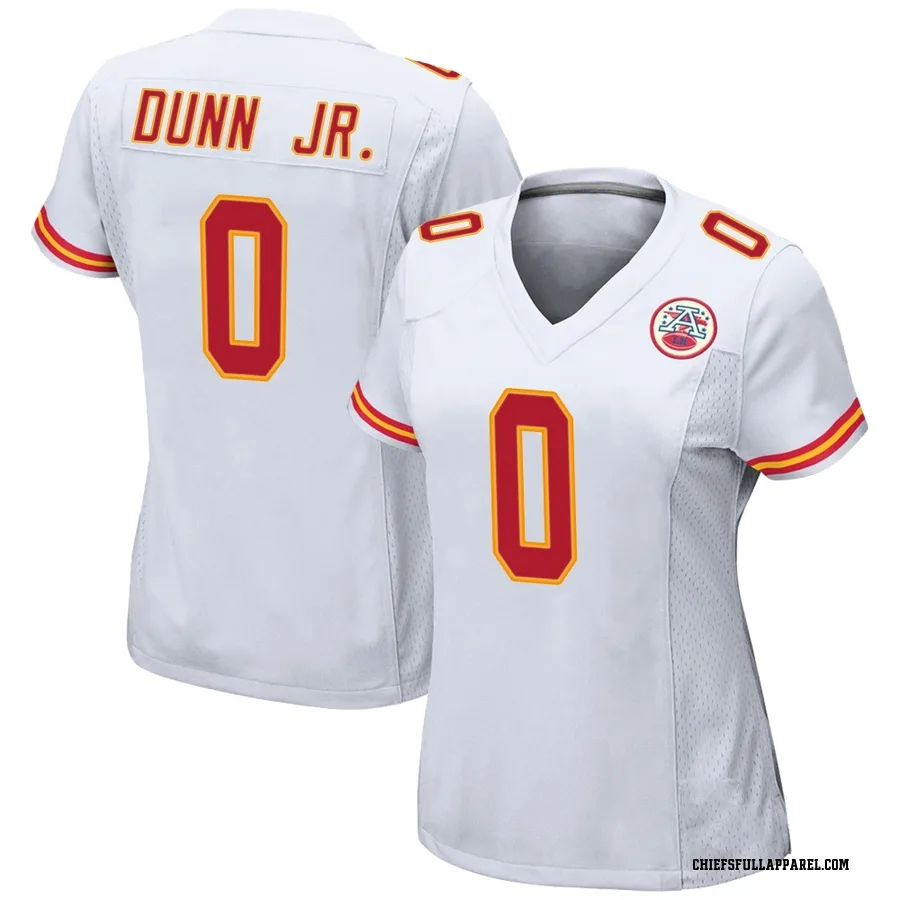 Anthony Dunn Jr. Kansas City Chiefs Women's Game Nike Jersey - White