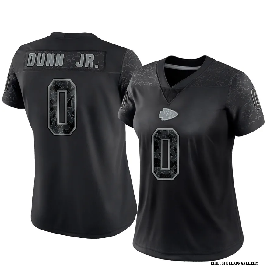 Anthony Dunn Jr. Kansas City Chiefs Women's Limited Reflective Nike Jersey - Black