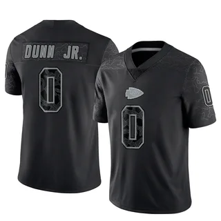 Anthony Dunn Jr. Kansas City Chiefs Youth Limited Reflective Nike Jersey - Black