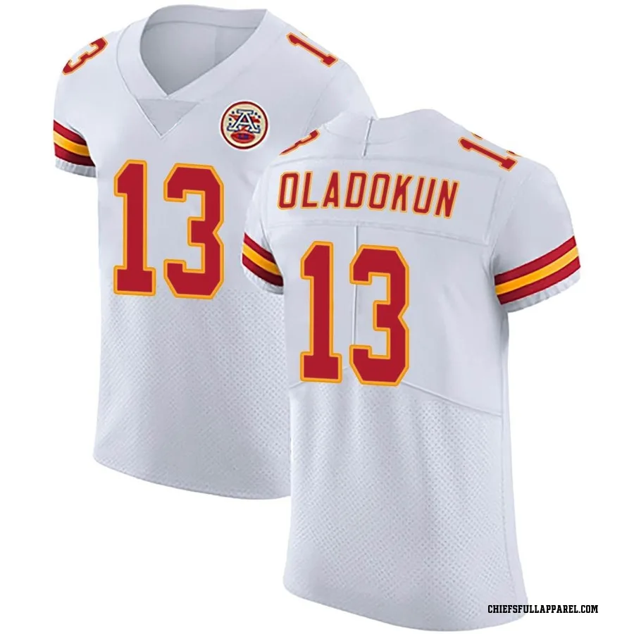 Chris Oladokun Kansas City Chiefs Men's Elite Vapor Untouchable Nike Jersey - White