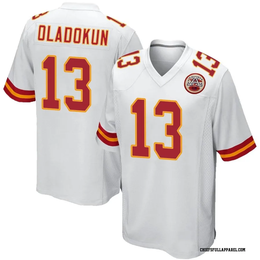 Chris Oladokun Kansas City Chiefs Men's Game Nike Jersey - White