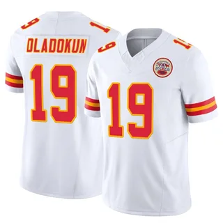 Chris Oladokun Kansas City Chiefs Men's Limited Vapor F.U.S.E. Nike Jersey - White