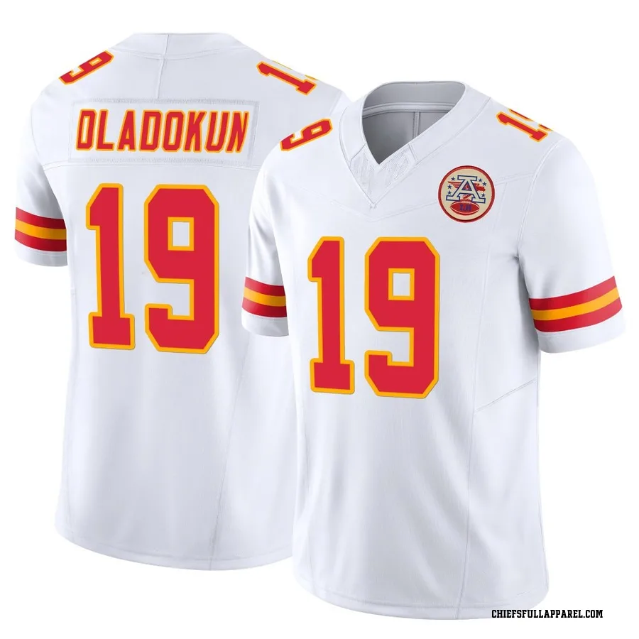 Chris Oladokun Kansas City Chiefs Men's Limited Vapor F.U.S.E. Nike Jersey - White
