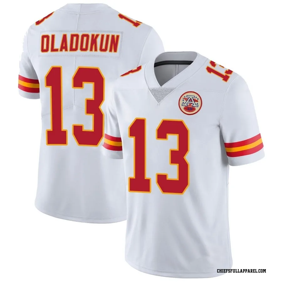 Chris Oladokun Kansas City Chiefs Men's Limited Vapor Untouchable Nike Jersey - White