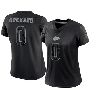 Cole Brevard Kansas City Chiefs Women's Limited Reflective Nike Jersey - Black