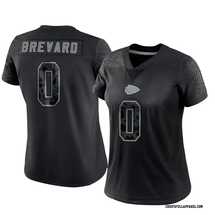 Cole Brevard Kansas City Chiefs Women's Limited Reflective Nike Jersey - Black