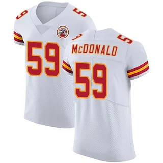 Cooper McDonald Kansas City Chiefs Men's Elite Vapor Untouchable Nike Jersey - White