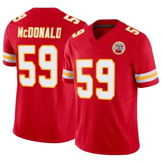 Cooper McDonald Kansas City Chiefs Men's Limited Vapor F.U.S.E. Nike Jersey - Red