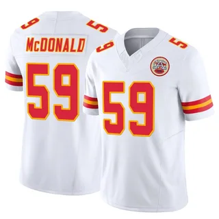 Cooper McDonald Kansas City Chiefs Men's Limited Vapor F.U.S.E. Nike Jersey - White