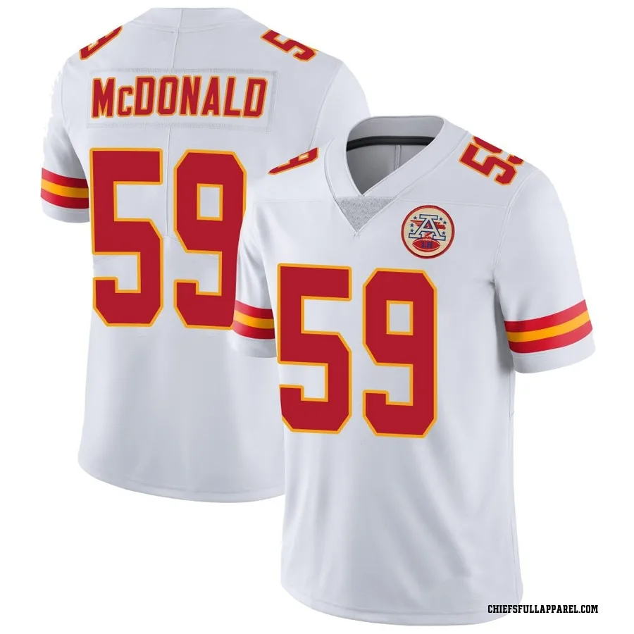 Cooper McDonald Kansas City Chiefs Men's Limited Vapor Untouchable Nike Jersey - White