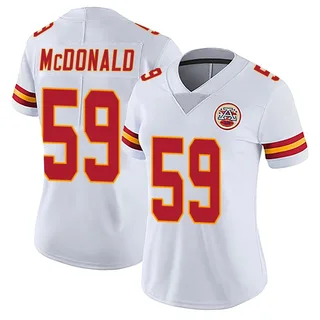 Cooper McDonald Kansas City Chiefs Women's Limited Vapor Untouchable Nike Jersey - White