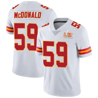 Cooper McDonald Kansas City Chiefs Youth Limited Vapor Untouchable Super Bowl LIX Nike Jersey - White