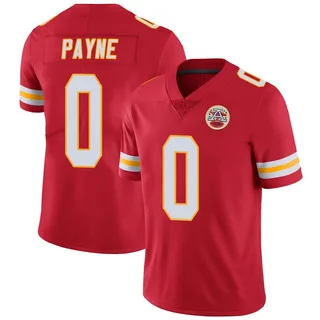 Damon Payne Kansas City Chiefs Men's Limited Team Color Vapor Untouchable Nike Jersey - Red