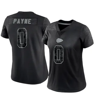 Damon Payne Kansas City Chiefs Women's Limited Reflective Nike Jersey - Black