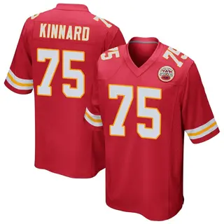 Darian Kinnard Kansas City Chiefs Men's Game Team Color Nike Jersey - Red