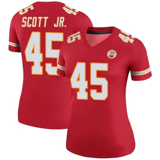 Eric Scott Jr. Kansas City Chiefs Women's Color Rush Legend Nike Jersey - Red