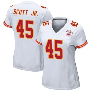 Eric Scott Jr. Kansas City Chiefs Women's Game Nike Jersey - White