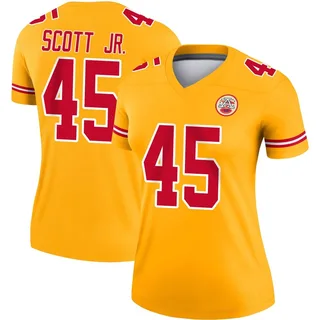 Eric Scott Jr. Kansas City Chiefs Women's Legend Inverted Nike Jersey - Gold