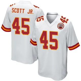 Eric Scott Jr. Kansas City Chiefs Youth Game Nike Jersey - White