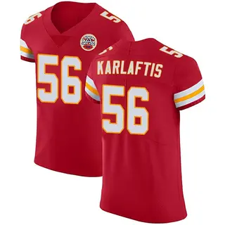 George Karlaftis Kansas City Chiefs Men's Elite Team Color Vapor Untouchable Nike Jersey - Red