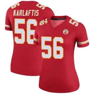 George Karlaftis Kansas City Chiefs Women's Color Rush Legend Nike Jersey - Red