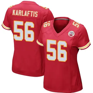 George Karlaftis Kansas City Chiefs Women's Game Team Color Nike Jersey - Red