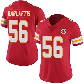 George Karlaftis Kansas City Chiefs Women's Limited Team Color Vapor Untouchable Nike Jersey - Red