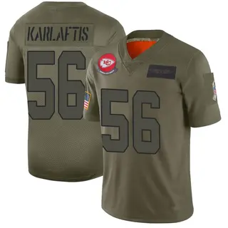 George Karlaftis Kansas City Chiefs Youth Limited 2019 Salute to Service Nike Jersey - Camo