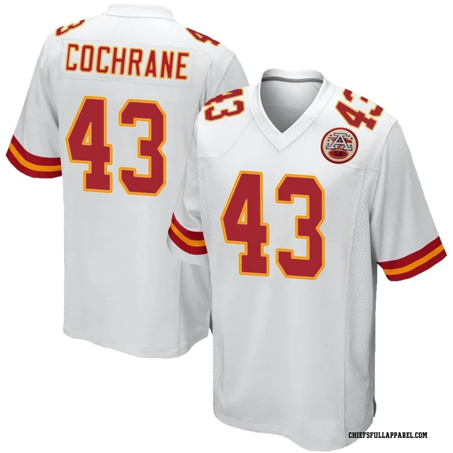 Jack Cochrane Kansas City Chiefs Men's Game Nike Jersey - White