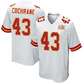 Jack Cochrane Kansas City Chiefs Men's Game Super Bowl LIX Nike Jersey - White
