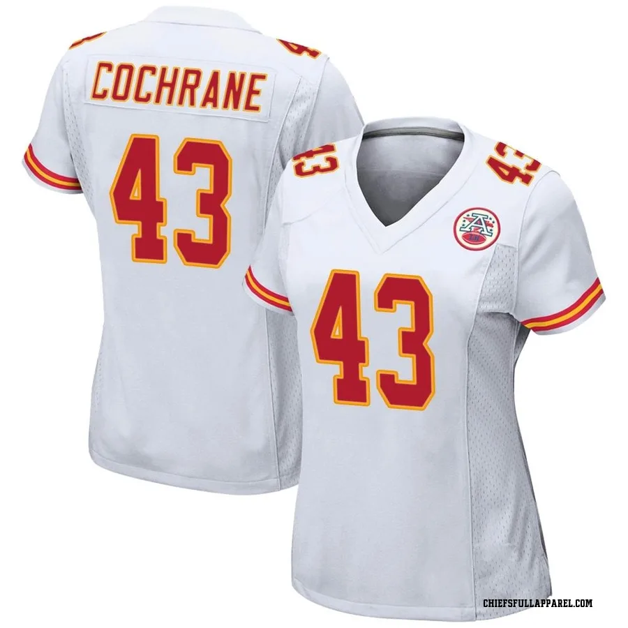 Jack Cochrane Kansas City Chiefs Women's Game Nike Jersey - White
