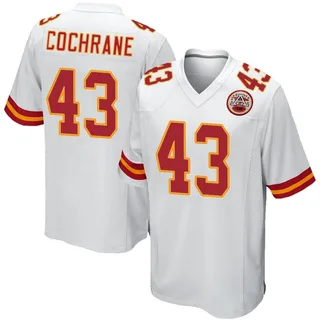 Jack Cochrane Kansas City Chiefs Youth Game Nike Jersey - White