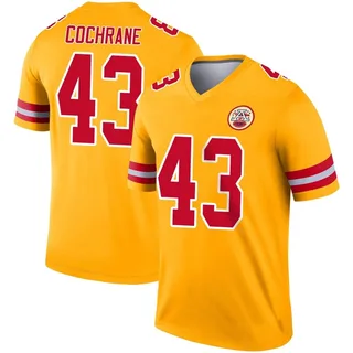 Jack Cochrane Kansas City Chiefs Youth Legend Inverted Nike Jersey - Gold