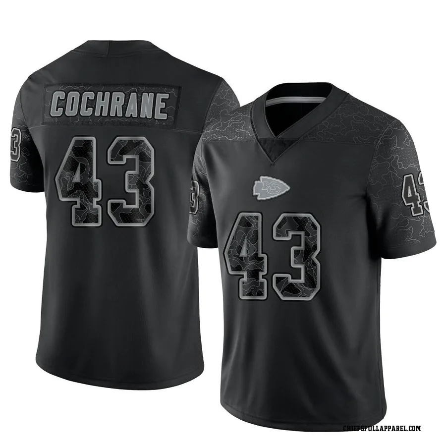 Jack Cochrane Kansas City Chiefs Youth Limited Reflective Nike Jersey - Black