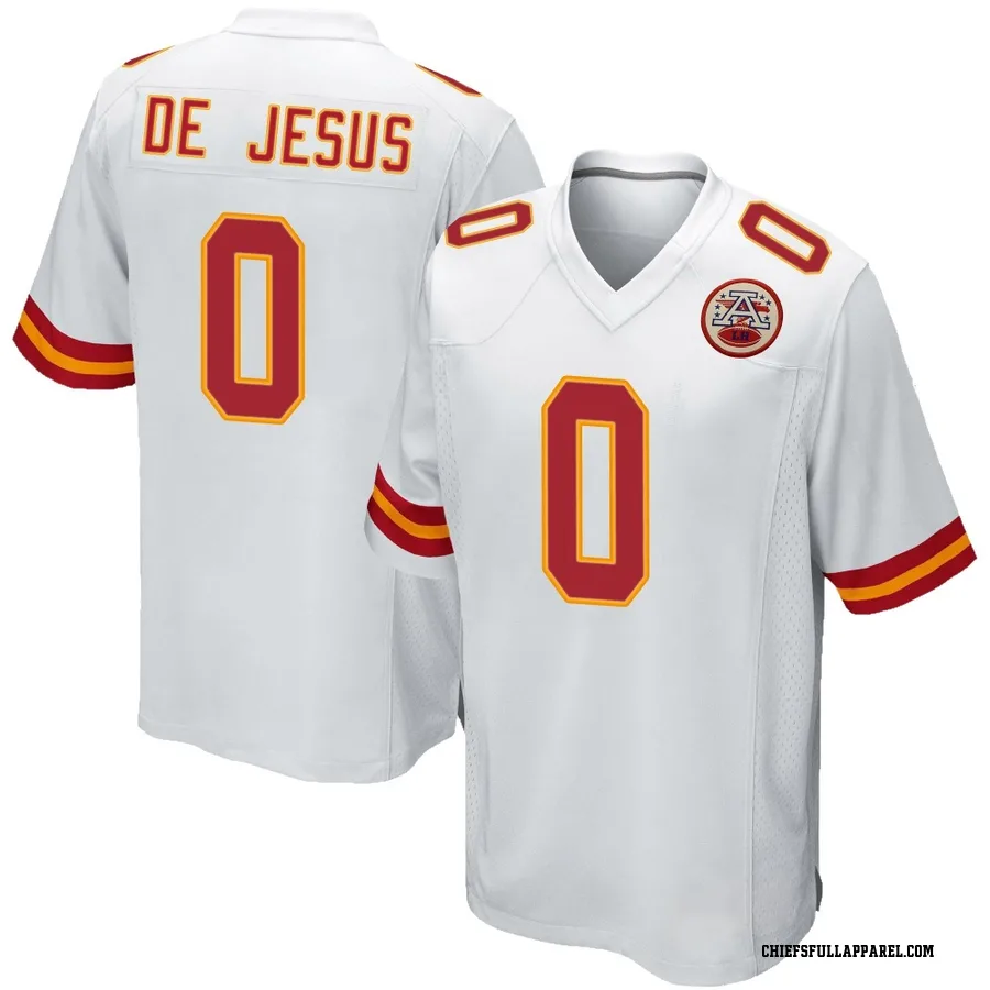 Jacob De Jesus Kansas City Chiefs Men's Game Nike Jersey - White