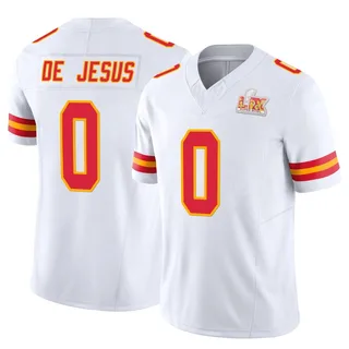 Jacob De Jesus Kansas City Chiefs Men's Limited Vapor F.U.S.E. Super Bowl LIX Nike Jersey - White