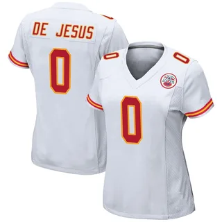 Jacob De Jesus Kansas City Chiefs Women's Game Nike Jersey - White