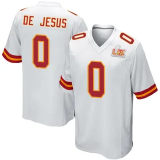 Jacob De Jesus Kansas City Chiefs Youth Game Super Bowl LIX Nike Jersey - White
