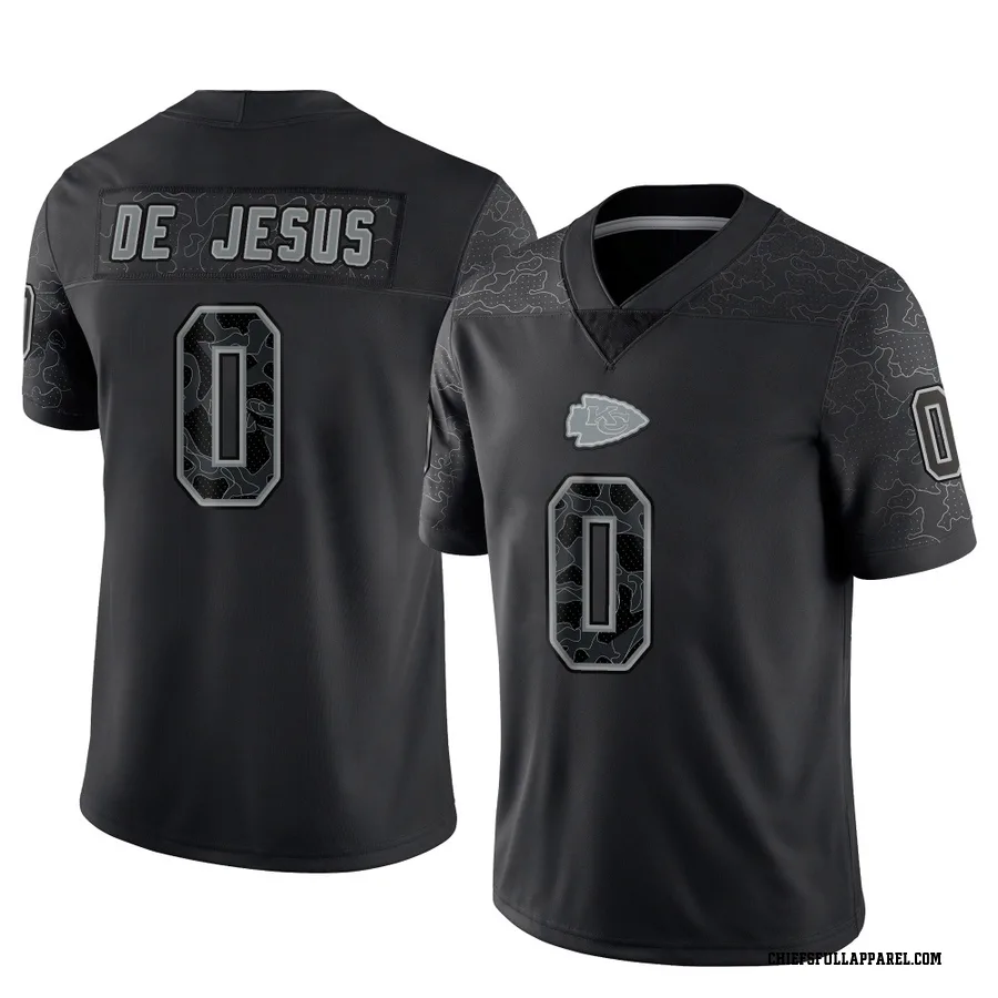 Jacob De Jesus Kansas City Chiefs Youth Limited Reflective Nike Jersey - Black