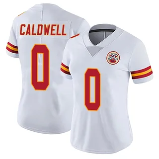 Jeff Caldwell Kansas City Chiefs Women's Limited Vapor Untouchable Nike Jersey - White