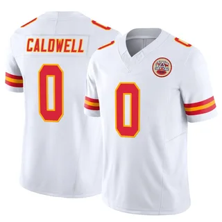 Jeff Caldwell Kansas City Chiefs Youth Limited Vapor F.U.S.E. Nike Jersey - White